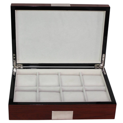 Rosewood Wooden Watch Box for 8 Watches