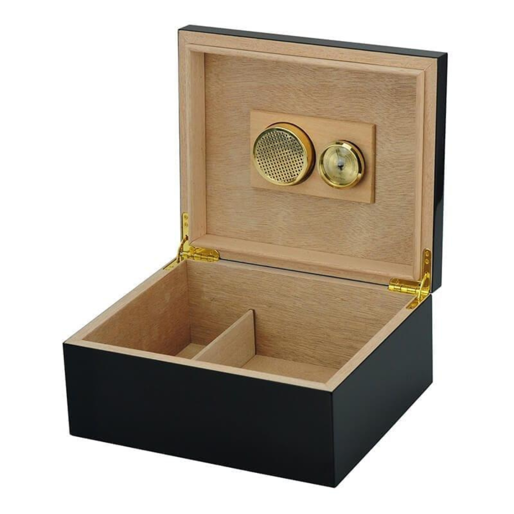 25 CT Cohiba Black Cigar Humidor Box for Cigars