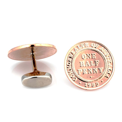 Half Penny George V Cufflinks