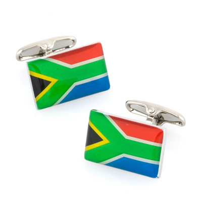 Flag of South Africa - South African Flag Cufflinks