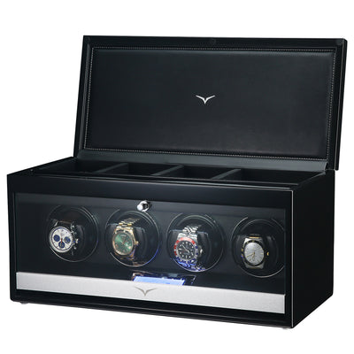 Vancouver Watch Winder for 4 Black