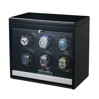 Vancouver Watch Winder for 6 Black