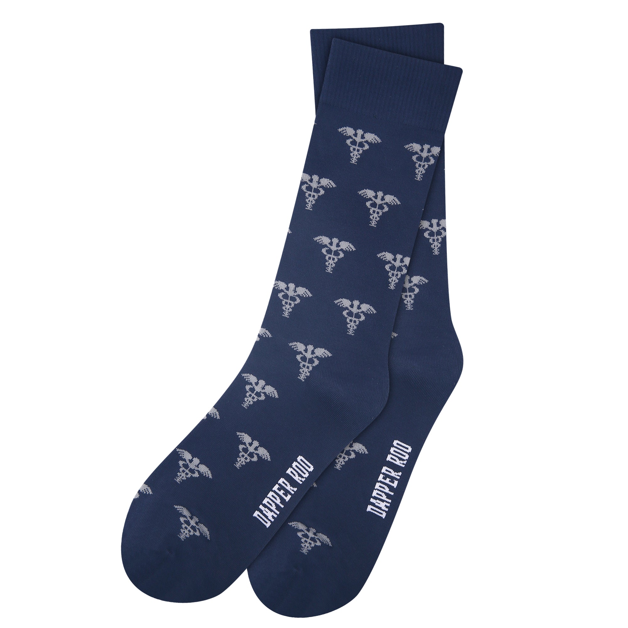 Medical Caduceus Socks by Dapper Roo