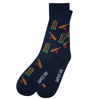 Cricket Stumps Socks by Dapper Roo