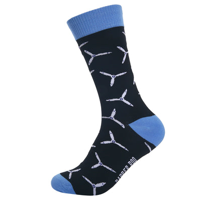 Aeroplane Propeller Socks by Dapper Roo