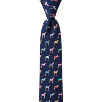 Horse Blankets Skinny Tie