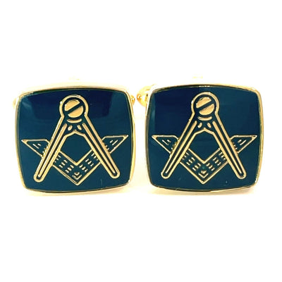 Freemason Blue Cufflinks