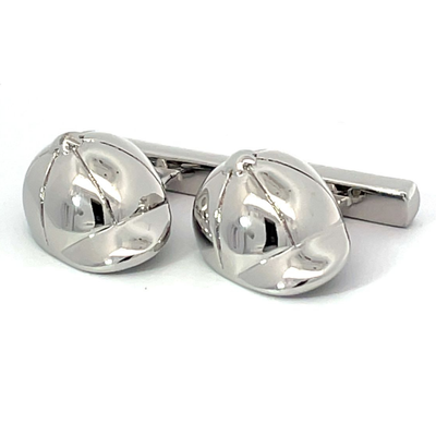 Jockey Hats Cufflinks (Silver)