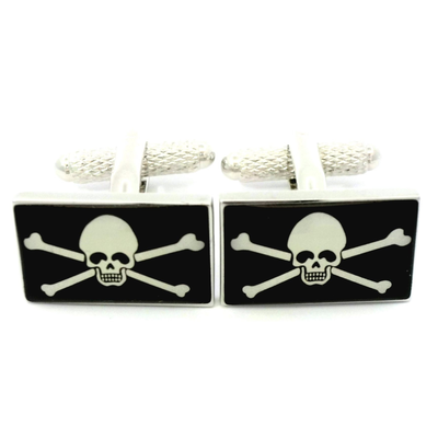 Jolly Roger Pirate Cufflinks