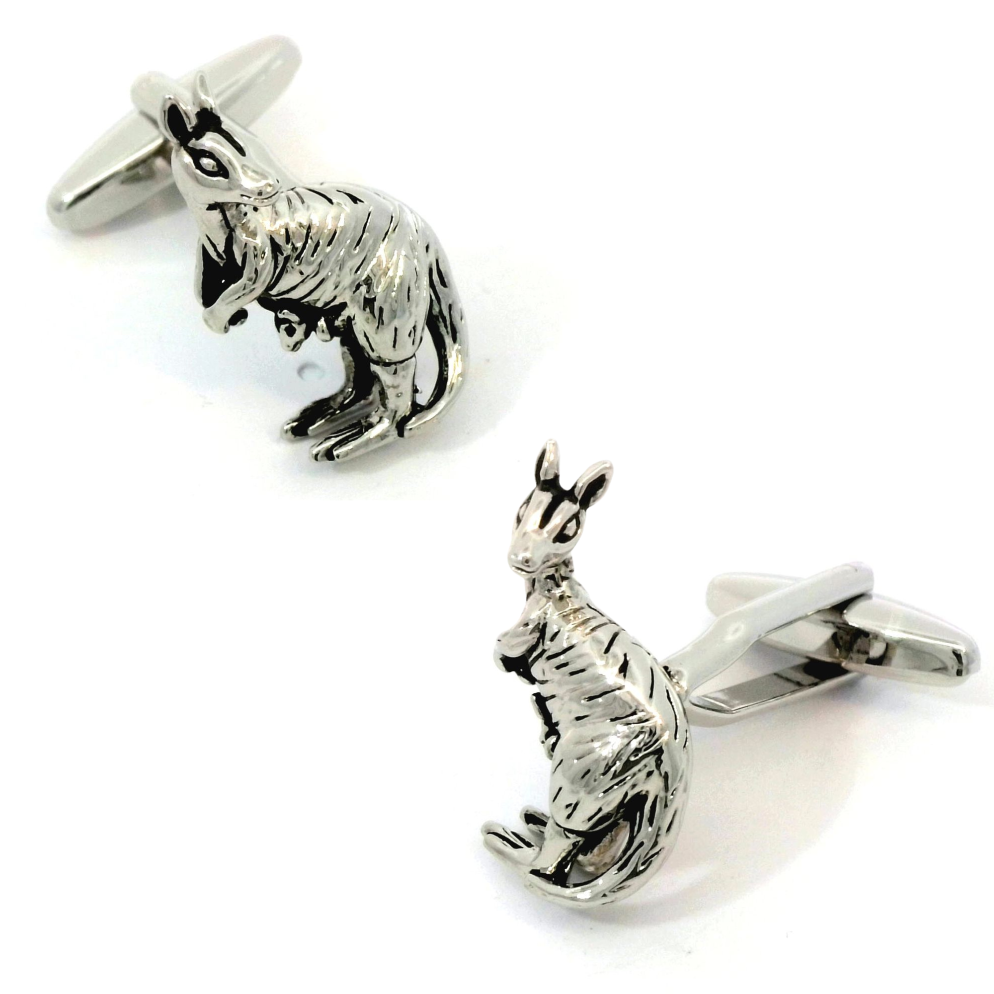 Kangaroo and Joey cufflinks