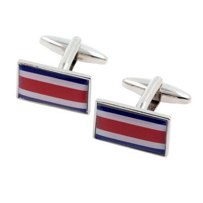 Flag of Costa Rica Cufflinks