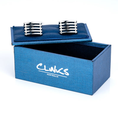 Steel Bar Cufflinks