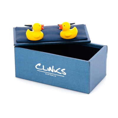 Yellow Rubber Duckie Cufflinks