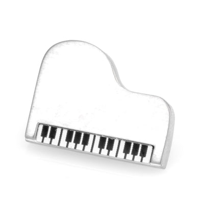 Silver Piano Lapel Pin