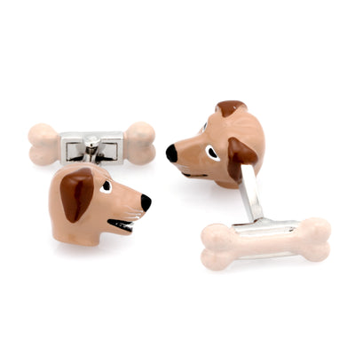 Dog and Bone Cufflinks