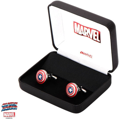 Captain America Colour Shield Cufflinks, Novelty Cufflinks, CL5852, Mens Cufflinks, Cufflinks, Cuffed, Clinks, Clinks Australia