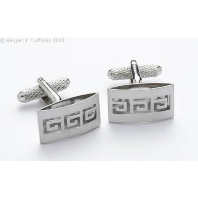 Grecian Pattern Cufflinks, Novelty Cufflinks, ZBC1877, Mens Cufflinks, Cufflinks, Cuffed, Clinks, Clinks Australia