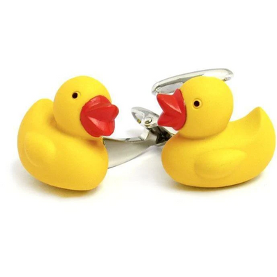 Yellow Rubber Duckie Cufflinks